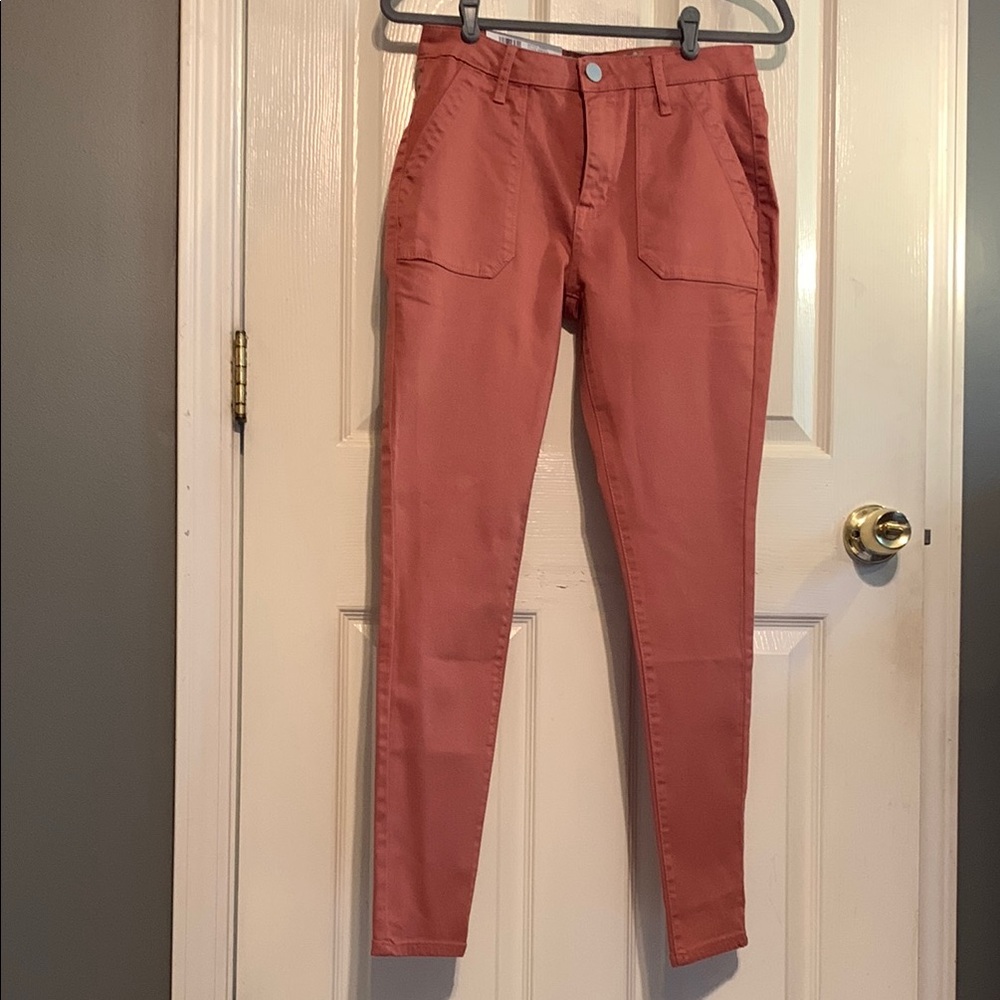 Coral Slim Fit Pants